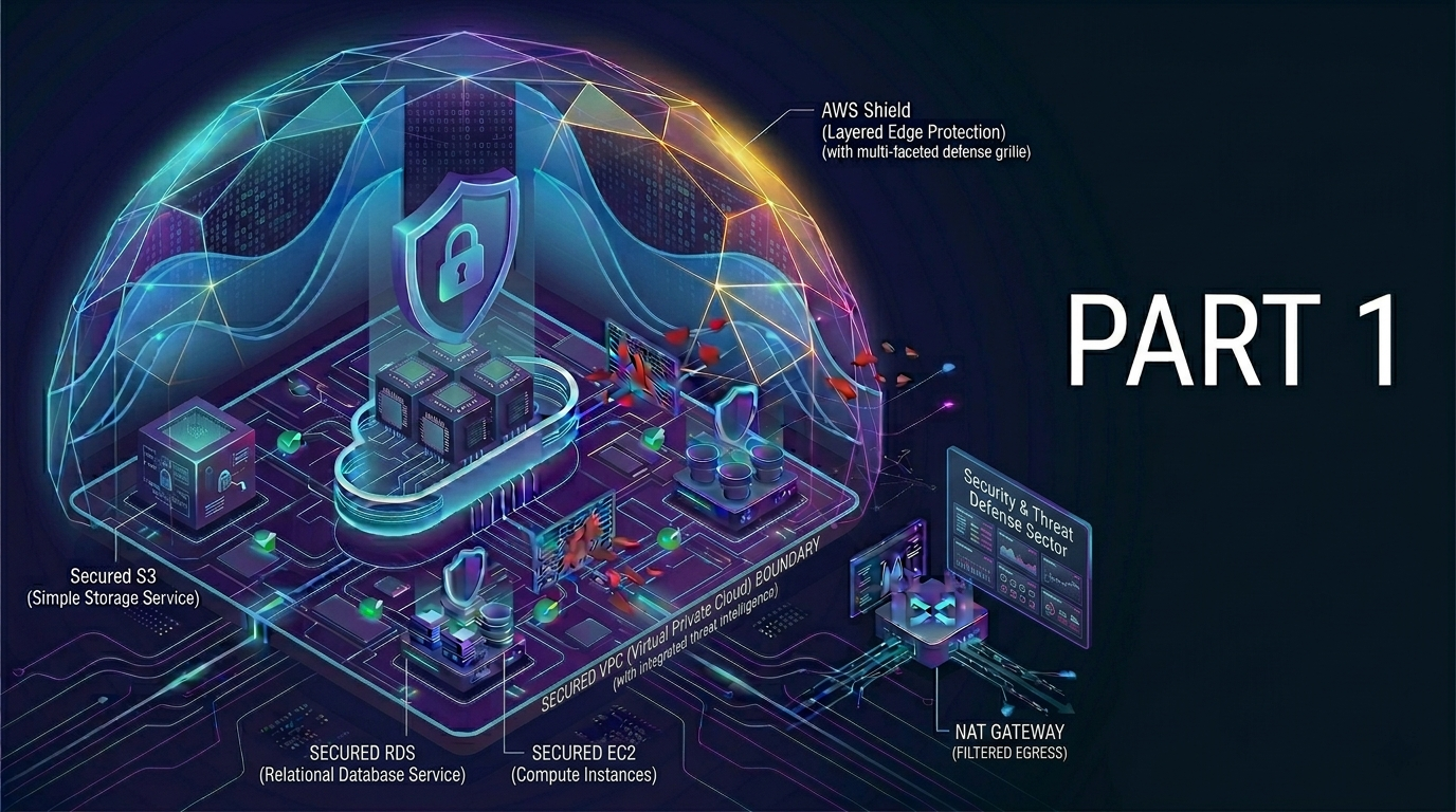 aws solutions architect project on security pillar - part 1