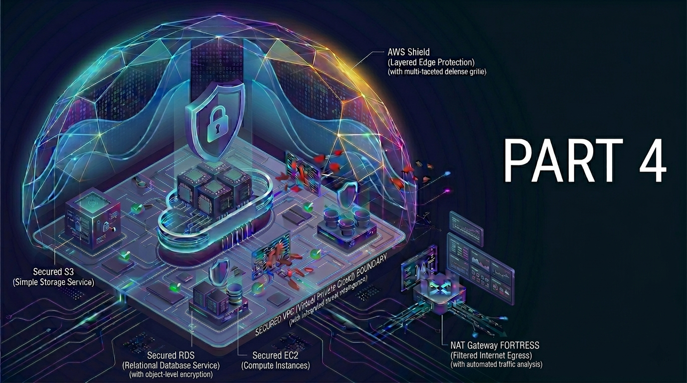 aws solutions architect project on security pillar - part 4